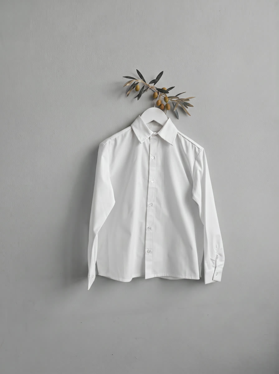 Pol camisa oxford blanca